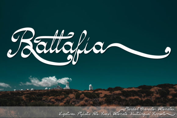Battafia: A Premium Handwritten Script Font for Web Design