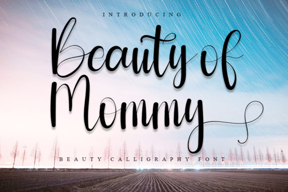 Beauty of Mommy: A Delicate Script Font for Crafters
