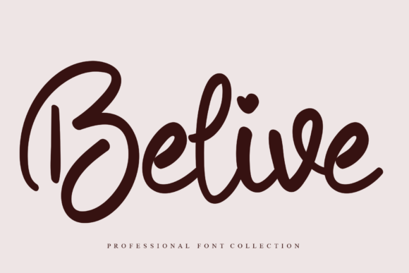 Belive: A Luxurious Handwritten Font for Elegant Web Design