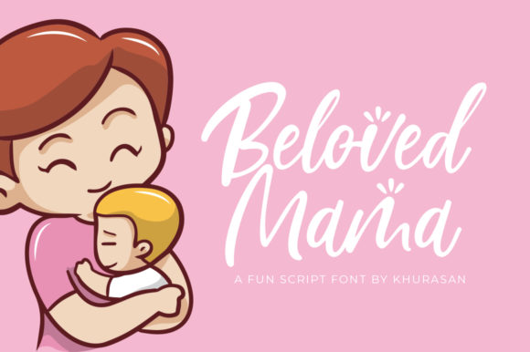 Beloved Mama: A Delicate Script Font for Elegant Editorial Design