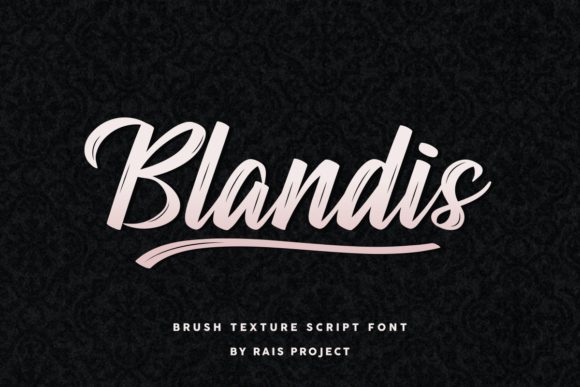 Blandis: A Stylish Script Font for Bold Web Headlines and Brand Identity