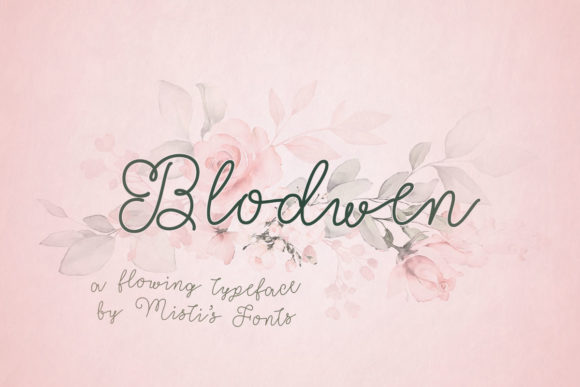 Blodwen: A Luxurious Handwritten Font for Elegant Branding Projects