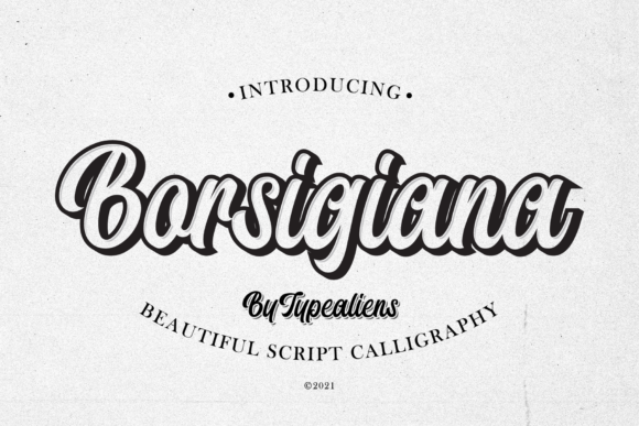 Borsigiana: A Bold Handwritten Font for Dynamic Web Design