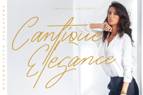 Cantique Elegance: A Premium Handwritten Font Review