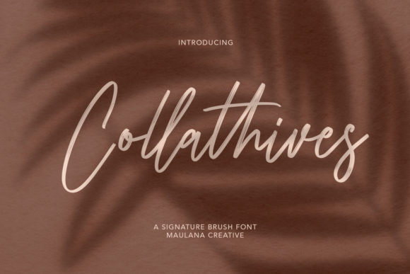 Collathives: A Premium Handwritten Font for Web Design