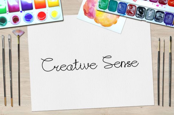 Creative Sense: A Handwritten Font for Modern Web Design