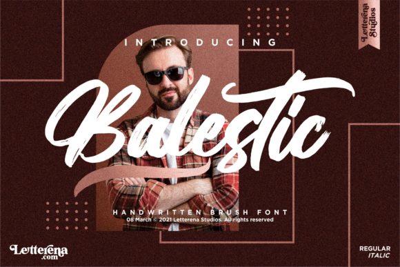 Elegant Branding with the Balestic Handwritten Script Font