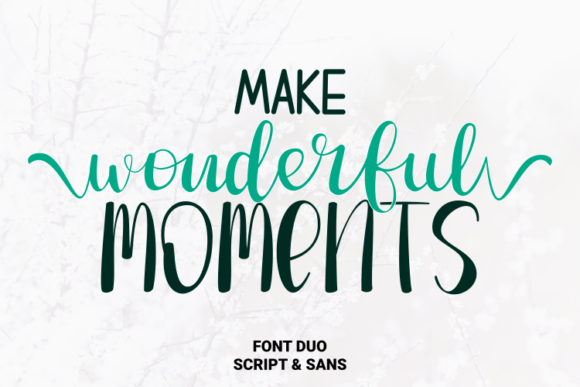 Elevating Web Design with the Make Wonderful Moments Font