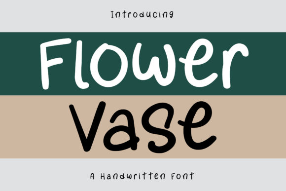 Flower Vase Font: A Whimsical Script for Your Brand