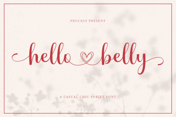 Hello Belly: A Warm Handwritten Font for Campaigns