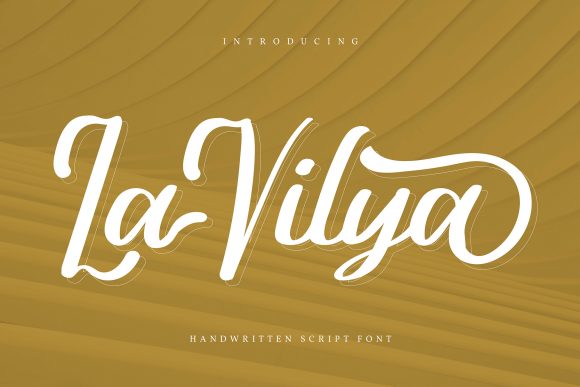 La Vilya: A Handwritten Font That Elevates Modern Digital Branding