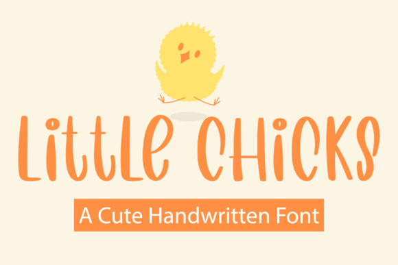 Little Chicks: A Friendly Handwritten Font for Kids