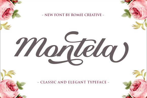 Montela: A Stylish Script Font That Elevates Web Typography