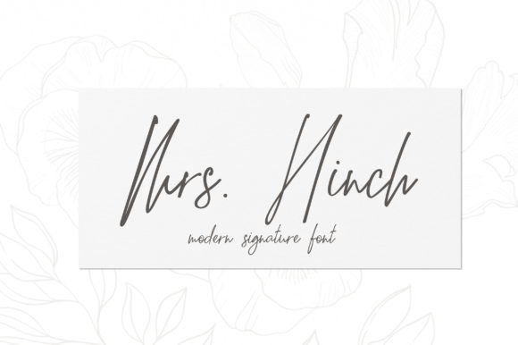 Mrs. Hinch: The Modern Script Font for Impactful Marketing Design