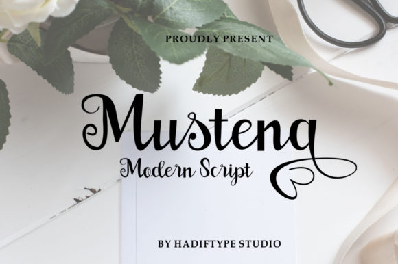 Mustena: A Romantic Script Font for Campaigns