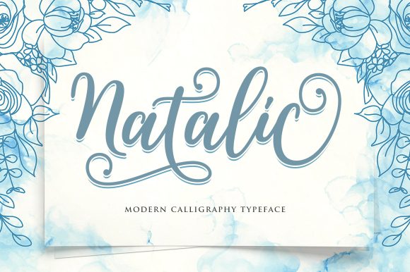 Natalic: A Luxurious Handwritten Font for Editorial Design and Digital Publishing