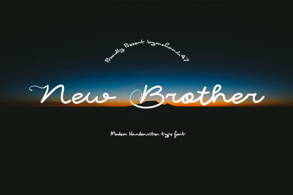 New Brother: A Versatile Script Font for Your Brand