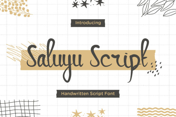 Saluyu: A Warm Handwritten Font for Branding
