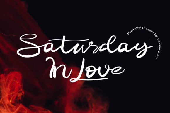 Saturday in Love: A Script Font for Marketers