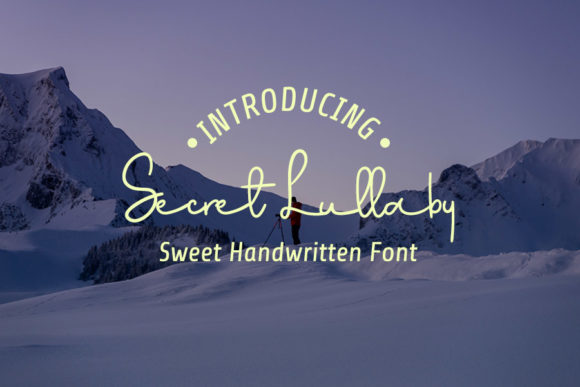 Secret Lullaby: A Minimal Handwritten Font for Modern Brand Campaigns