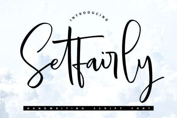 Setfairly: An Elegant Script Font for Brand Identity