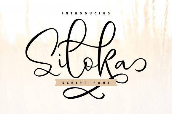 Siloka: A Stylish Handwritten Font for Modern Brand Campaigns