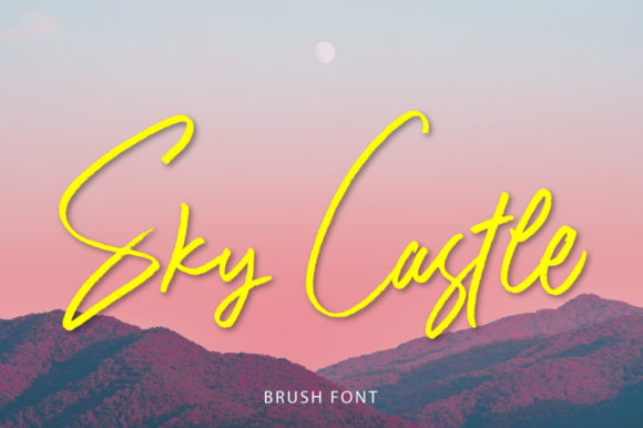 Sky Castle: A Handwritten Font That Elevates Your Handmade Brand