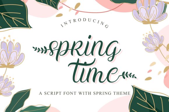 Spring Time Font: A Web Designer’s Review of a Handwritten Typeface for Digital Brands