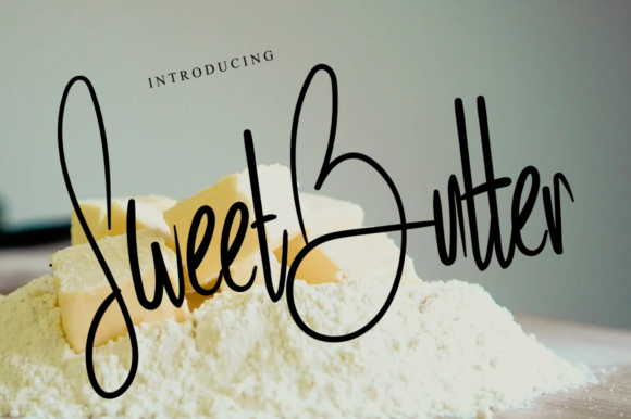 Sweet Butter: A Delicate Script Font for Editorial and Digital Design