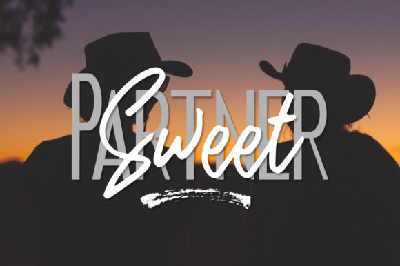 Sweet Partner: A Lovely Script Amp Font for Editorial Design