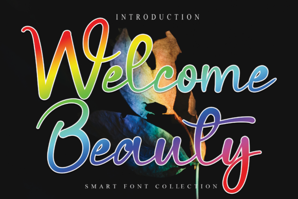 Welcome Beauty: A Sweet Script Font for Editorial Design and Digital Publishing