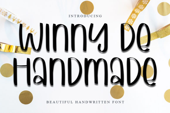 Winny De Handmade: A Whimsical Script Font for Editors